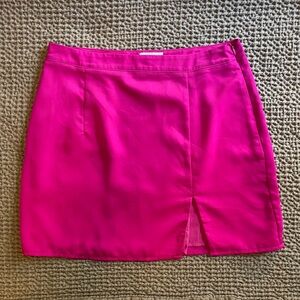 Superdown Fuchsia Mini Skirt